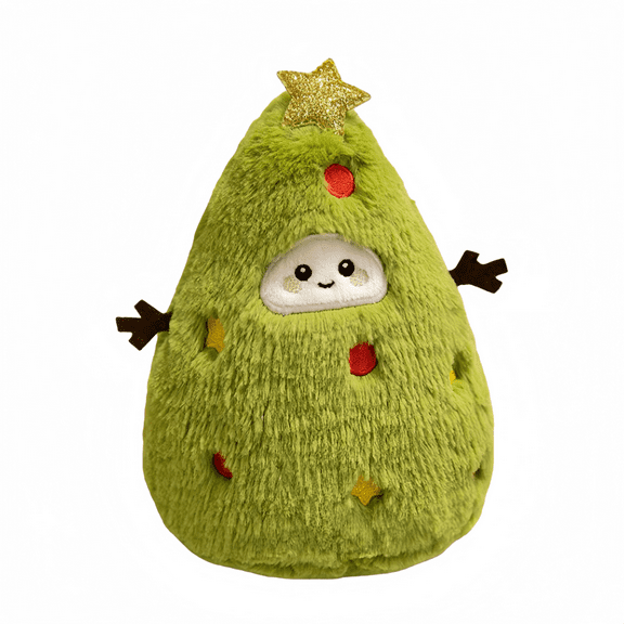 Chubby Christmas Series Plush Toys-Cute Soft Santa Claus, Deer, Snowman, Apple, Tree Plush Toys Decor Gifts