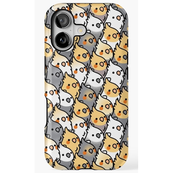 Chubby Cockatiel Party Bird Lover Graphic Case for iPhone 11 12 13 14 15 16 17 Pro Max
