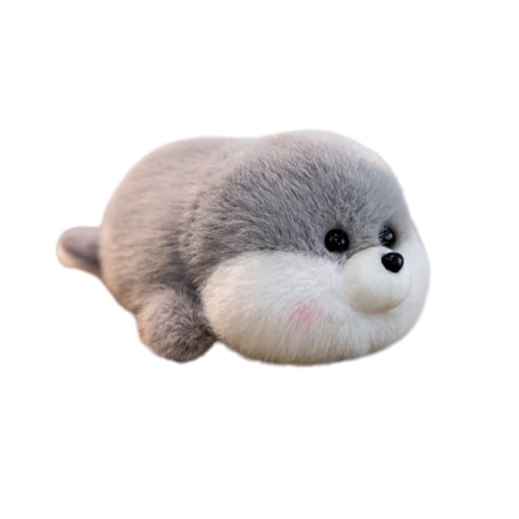 Chubby Face Lying Plush Toy Soft Stuffed Cute Plush Doll