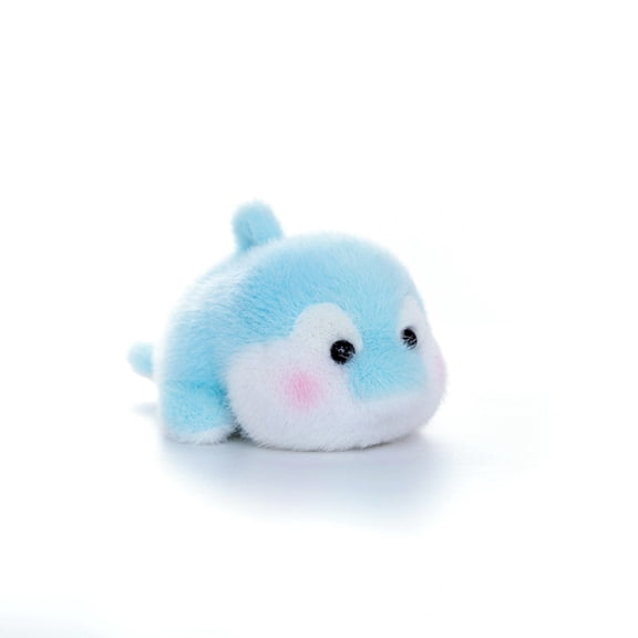 Chubby Face Lying Plush Toy Soft Stuffed Cute Plush Doll