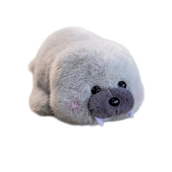 Chubby Face Lying Plush Toy Soft Stuffed Cute Plush Doll