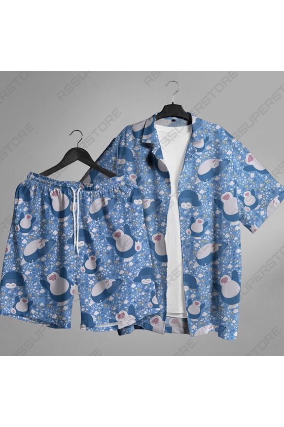 Chubby Hawaiian Button-Up Shirt Hawaiian Set Gift 1699565049