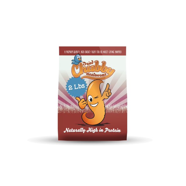 Chubby Mealworms Bulk Dried Mealworms for Wild Birds, Chickens etc