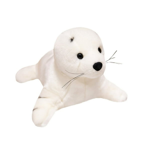 Chubby Seal Sea World Stuffed Animal White Sea Lion Seals Plush Doll Toy Chair Couth Sofa Decor