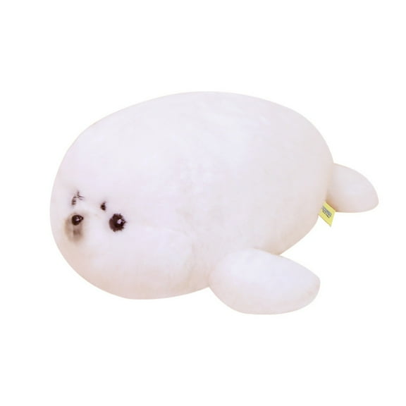 Chubby Seal Stuffed Animal - Super Soft Lifelike Aquarium Seal Plush Toy Fluffy Pillow