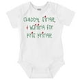 thumbnail image 1 of Chubby Single Waiting on Kris Kringle Bodysuit Jumper Girls Infant Baby Brisco Brands 18M, 1 of 7