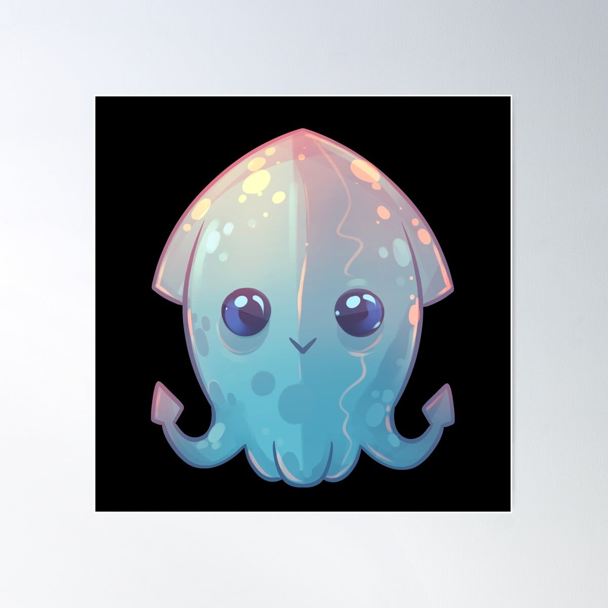 chubby-squid-poster-wall-art-modern-wall-decor-for-living-room-bedroom