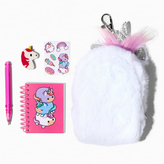 Chubby Unicorn 4'' Backpack Stationery Set