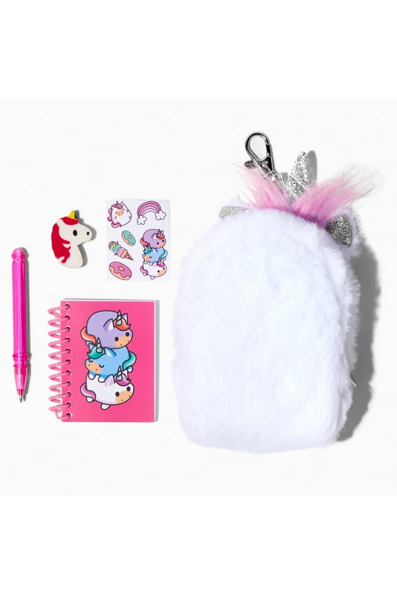 Chubby Unicorn 4'' Backpack Stationery Set