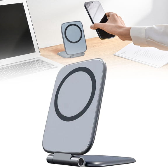 ChubbyDrive HideFold Ultra-Thin Foldable Magnetic Car Phone Mount 270° Adhesive Cell Phone Holder for Your Car/Gym/Mirror