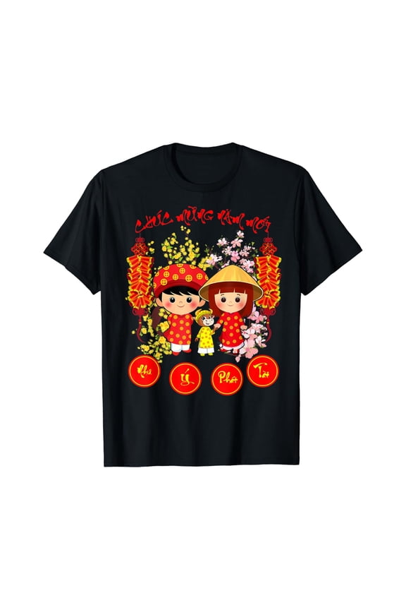 Chuc Mung Nam Moi 2026 Year Of The Horse Vietnamese Tet Gifts T-Shirt All Size S-5Xl