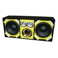 thumbnail image 1 of Chuchera Box with Two Despacito Heavy Duty 10 in. Woofers One Horn with Two Bullet Tweeters, Yellow, 1 of 1