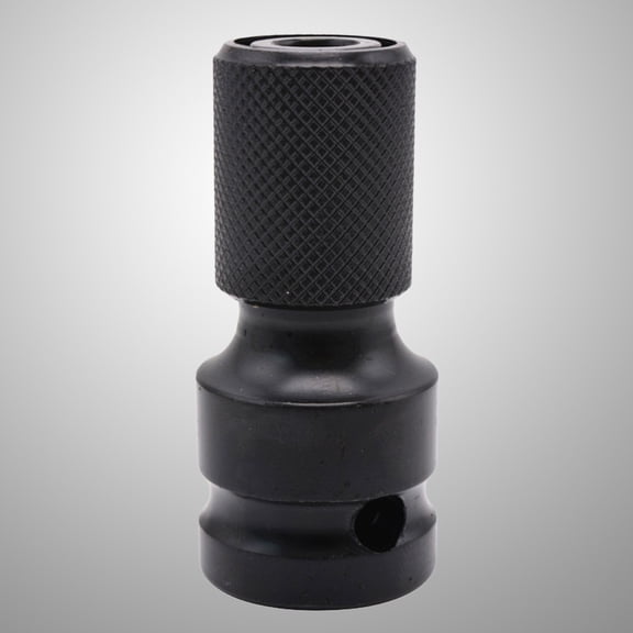 Chuck Adapter for Impact Wrench to Drill Conversion with Easy Quick Release Feature