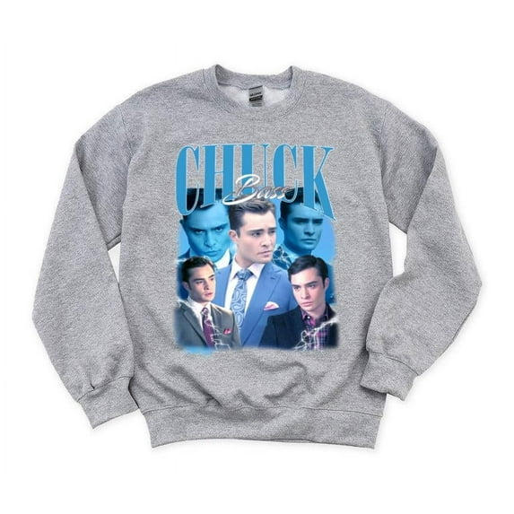 Chuck Bass Gossip Girl Ed Westwick TV Show Vintage Retro Upper East Side Sweatshirt, for men & women, up to size 5XL