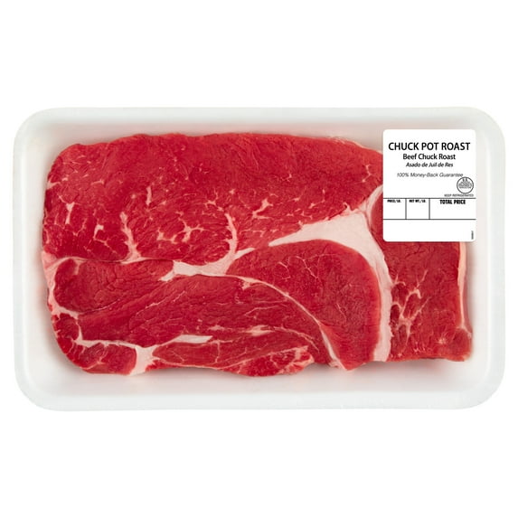 Chuck Beef Roast, Tray, Fresh, 2 - 2.70 lb