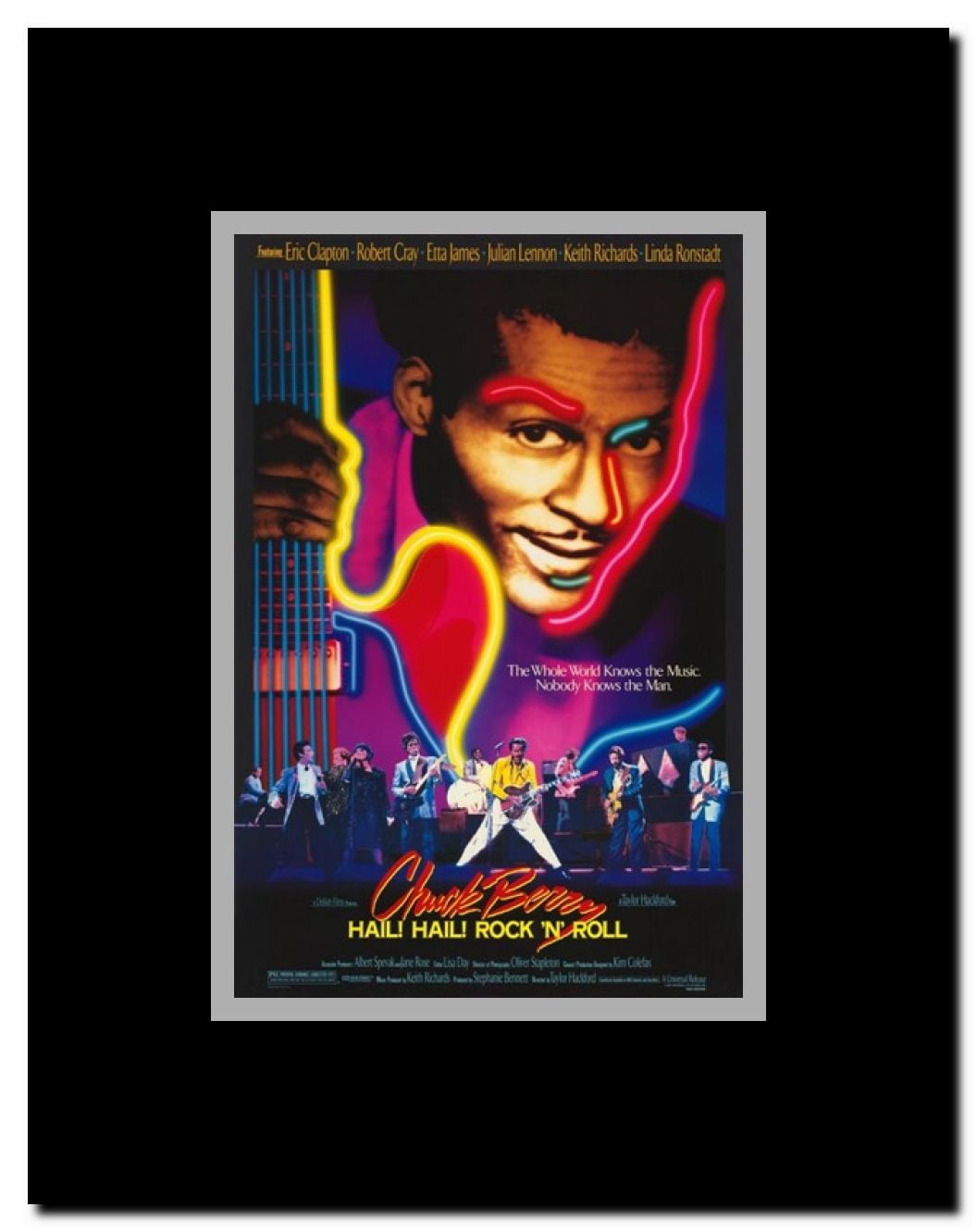 Chuck Berry Hail! Hail! Rock 'N' Roll Framed Movie Poster