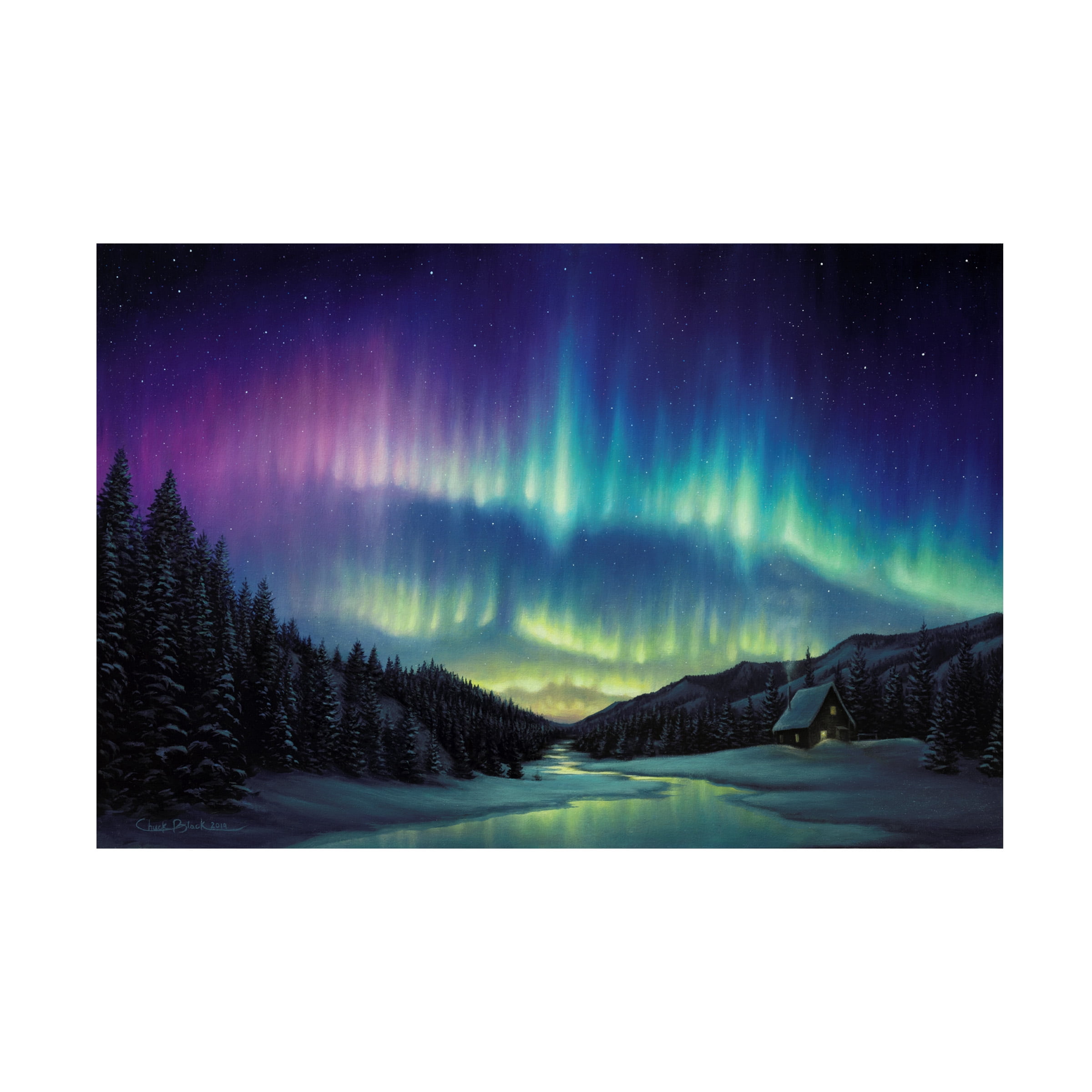 Chuck Black 'Inviting Illumination' Canvas Art