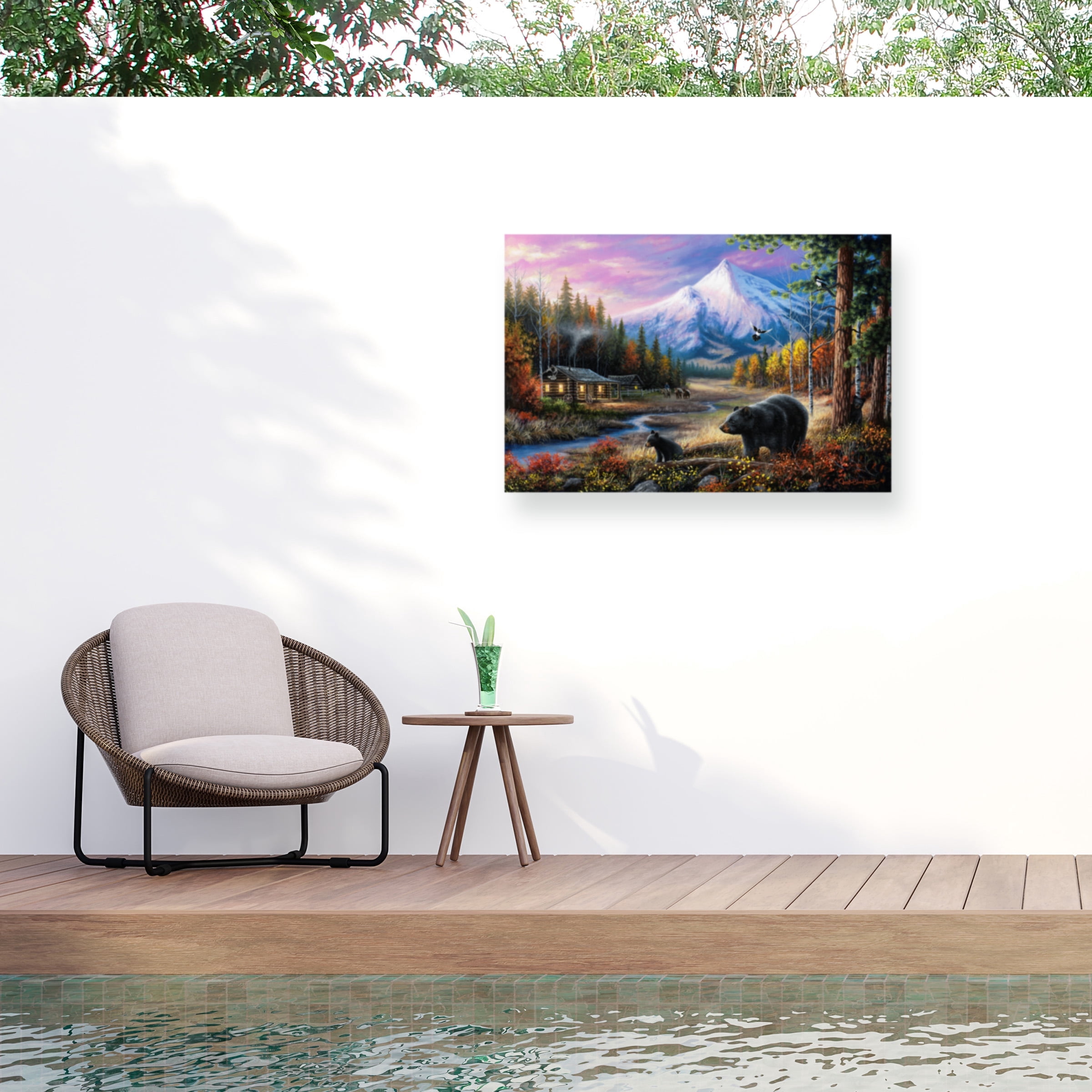 Chuck Black 'Routine Visitors' Outdoor All-Weather Wall Decor