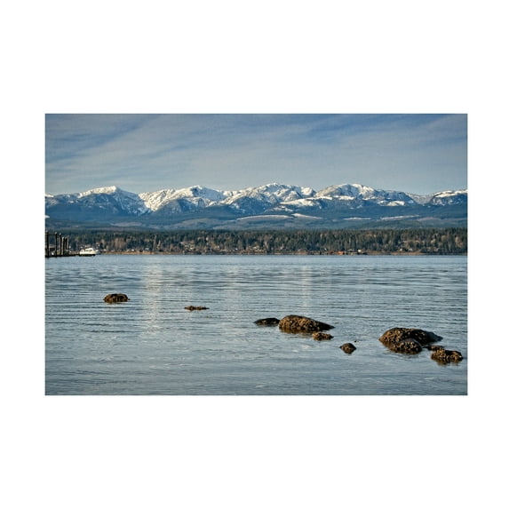 Chuck Burdick 'Rocky Road' Canvas Art