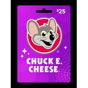 Chuck E Cheese $25 Gift Card