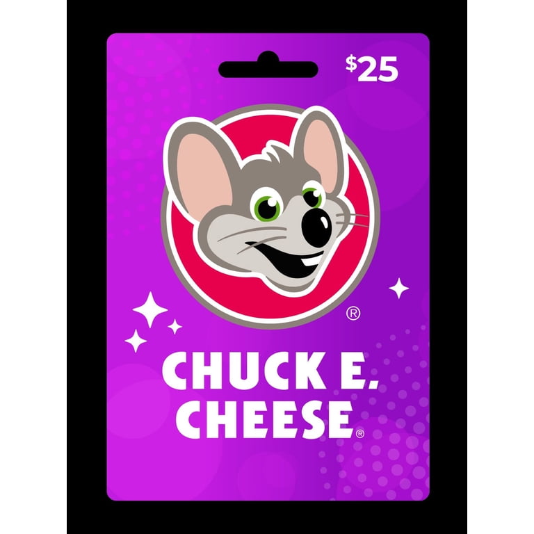 Chuck E Cheese $25 Gift Card - Walmart.com