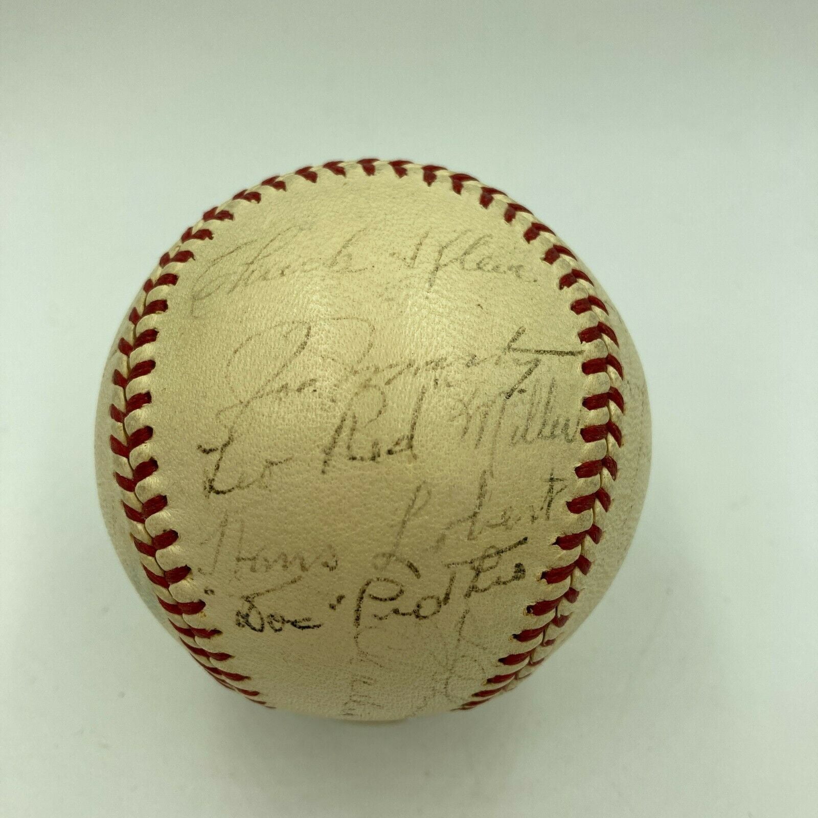 Chuck Klein 1940 Philadelphia Phillies Team Signed National League ...