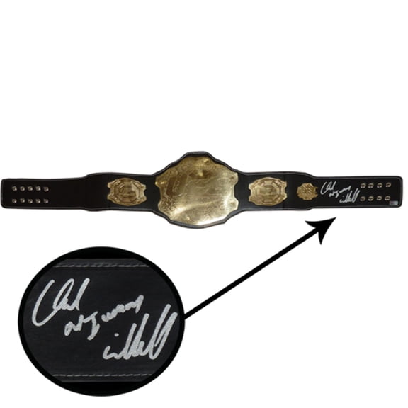 Chuck Liddell Autographed UFC Custom Model Championship Belt - TriStar