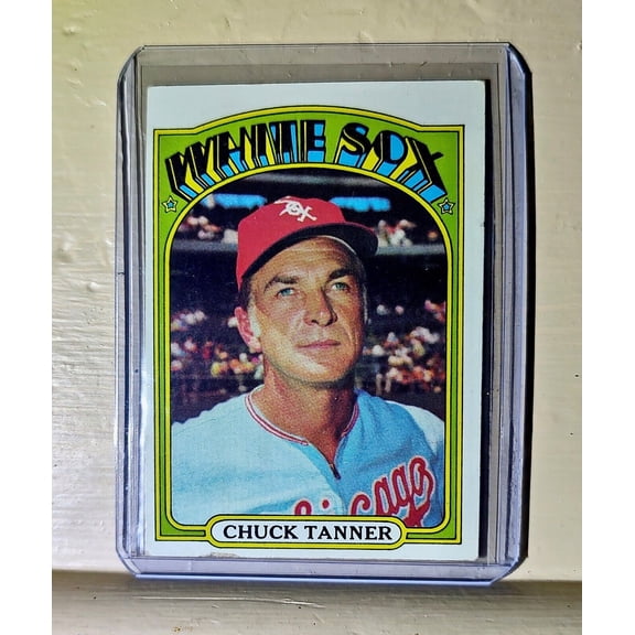Chuck Tanner 1972 Topps #98 Baseball Card Chicago White Sox Manager