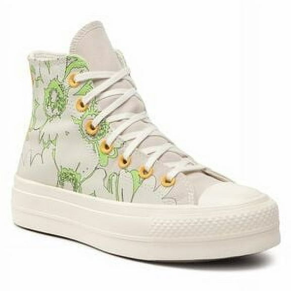 Chuck Taylor All Star Lift Platform Crafted Florals Size 7.5M