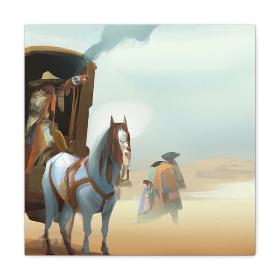 Chuck Wagon Feast Scene - Canvas