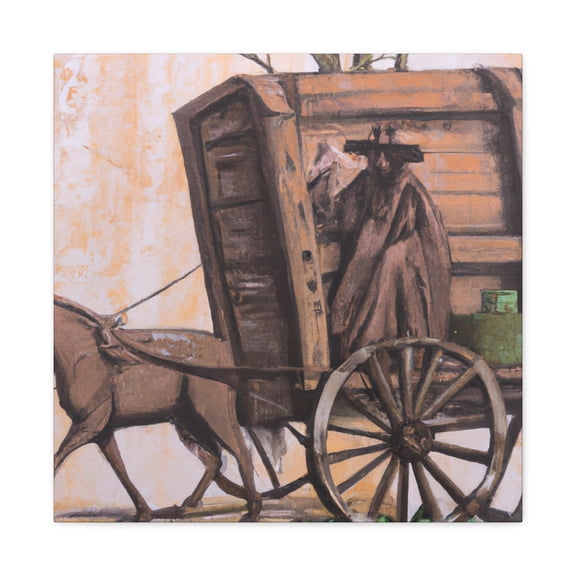 "Chuck Wagon Neoclassicism" - Canvas