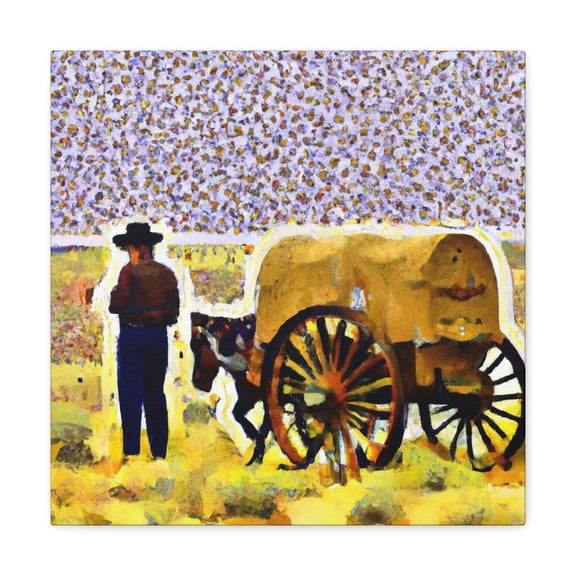 Chuck Wagon Pointillism - Canvas