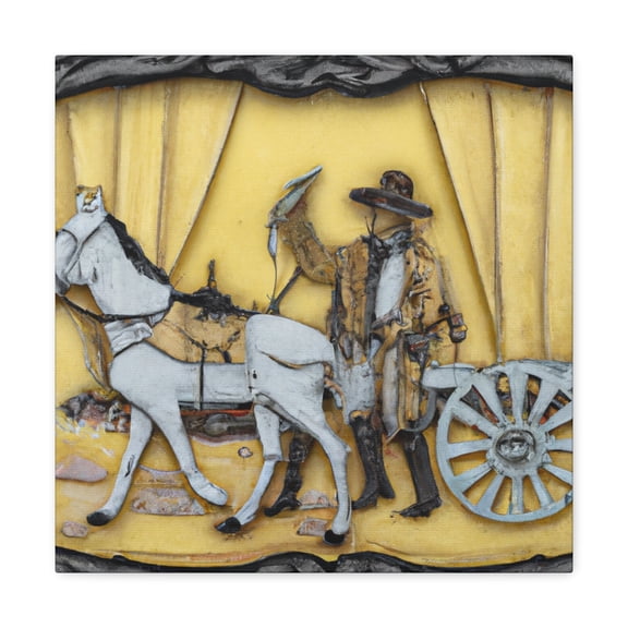 "Chuck Wagon Reflection" - Canvas