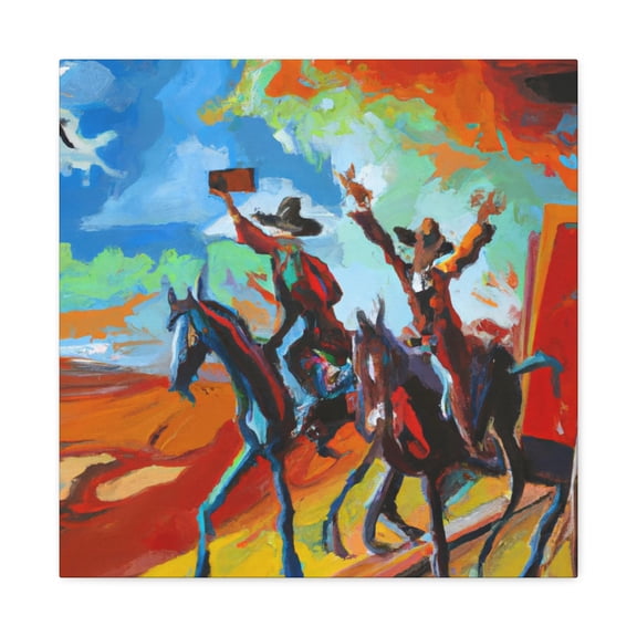 Chuck Wagons Surrealistically. - Canvas