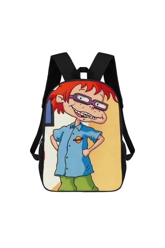 Chuckie-Finster Backpack, Bookbag with Adjustable Shoulder Straps And Large Zip Compartment, Unisex Travel Bags 17 Inch