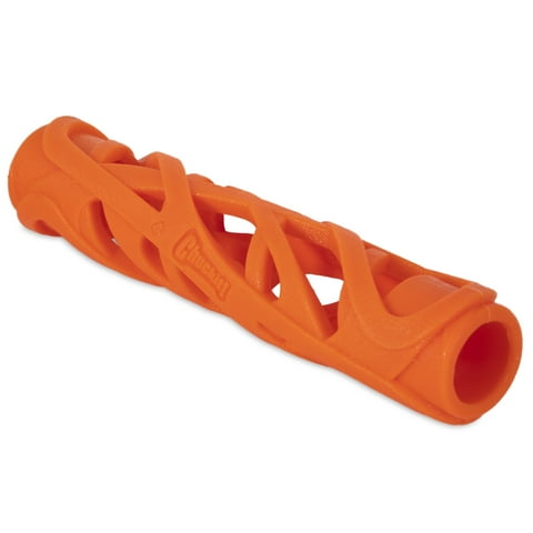 Chuckit! Air Fetch Dog Stick Breathe Easy Rubber Interactive Toy For Dogs, Small 6.7", For Breeds Up To 60 lb, Pack of 1, Orange