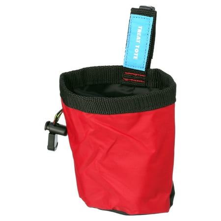 Chuckit! Dog Treat Travel Pouch For Puppy Portable Training, 2-Cup Capacity Treat Bag, Assorted Colors, Pack of 1
