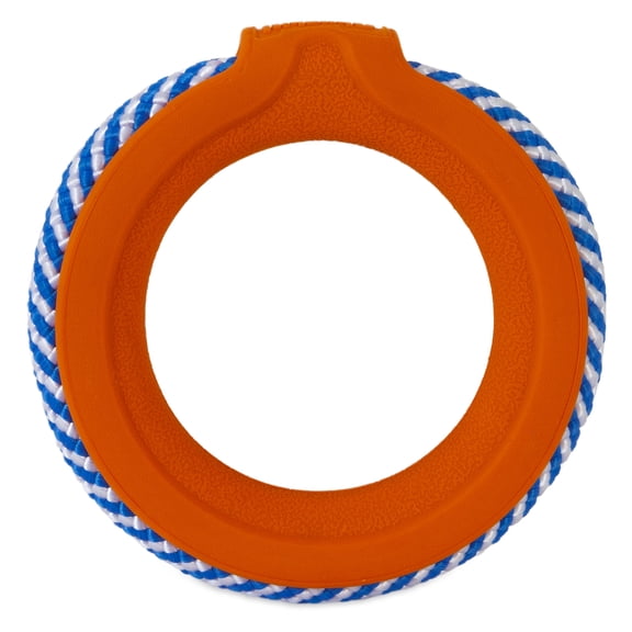 Chuckit! Fetch Tug 2-in-1 Fetch Rope Tug Dog Toy, fits Ring Dog Ball Launcher, Orange, Pack of 1