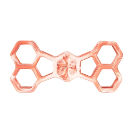 Chuckit! Holee Roller Dog Treat Puzzle Bone, Large, Orange – Treat & Chew Toy for Dogs 60–100 lb, Pack of 1