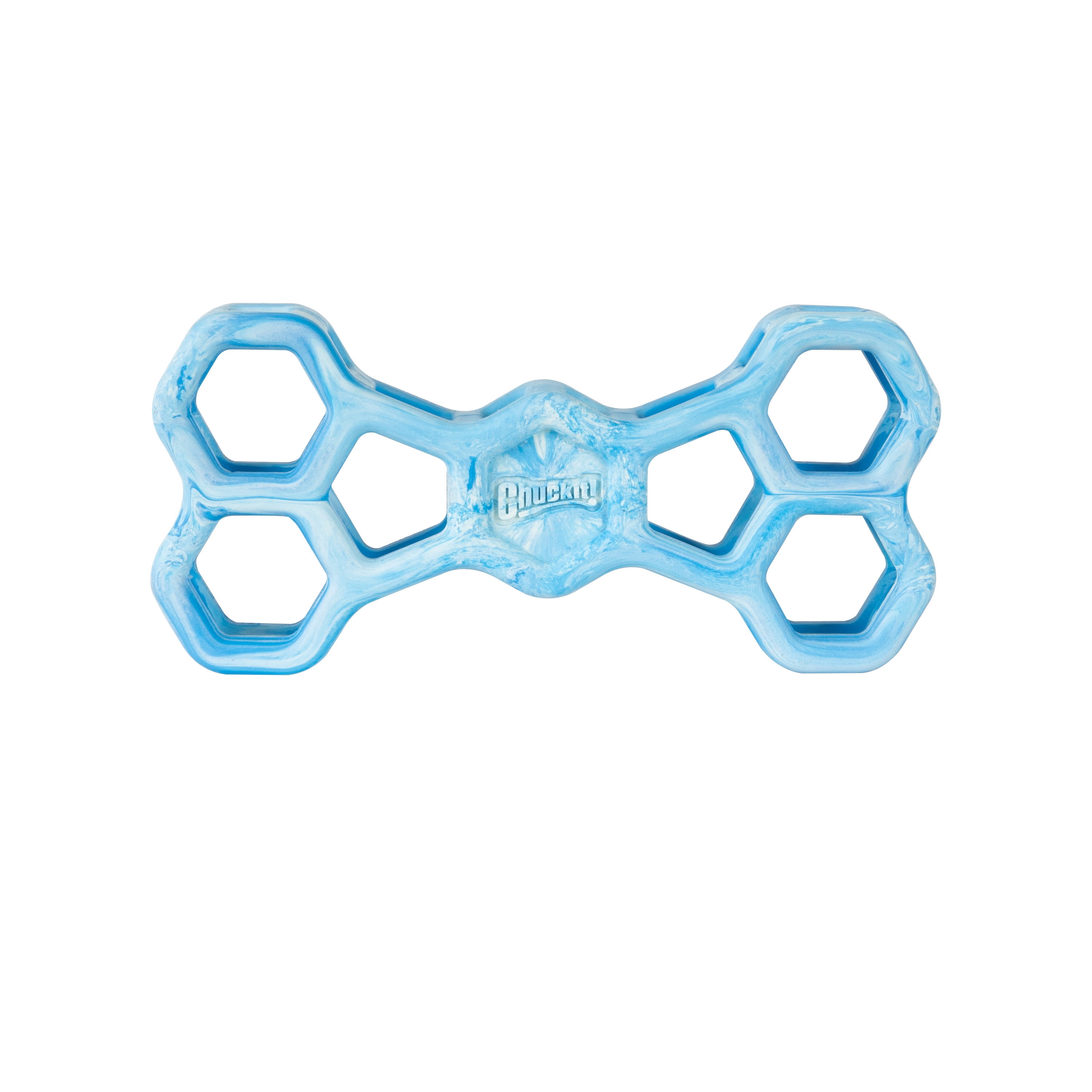 Chuckit! Holee Roller Dog Treat Puzzle Bone, Small, Blue – Treat & Chew Toy for Dogs Up to 20 lb, Pack of 1