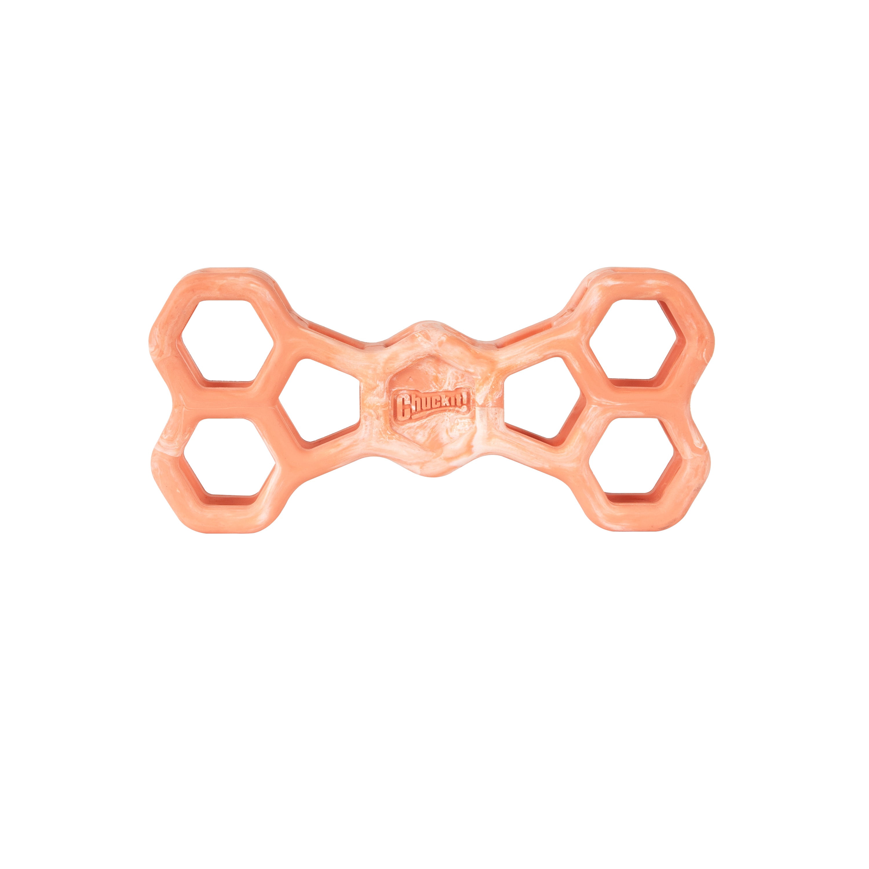 Chuckit! Holee Roller Dog Treat Puzzle Bone, Small, Orange – Treat & Chew Toy for Dogs Up to 20 lb, Pack of 1