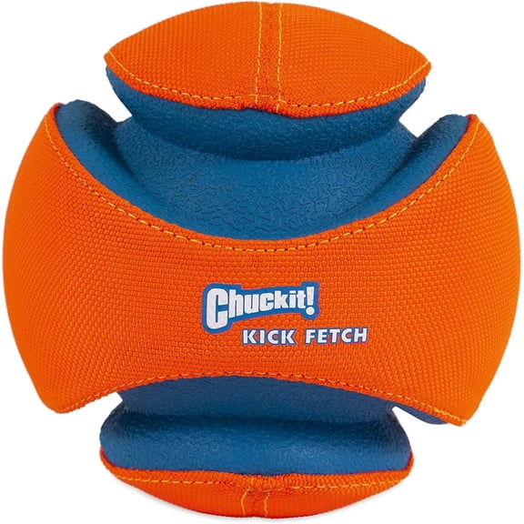 Chuckit! Kick Fetch Dog Toy Canvas Ball for Dogs, Small 5.5", for Breeds and Puppies up to 30 lb, Pack of 1