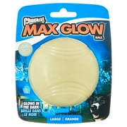 Chuckit! Max Glow Glow in the Dark Dog Ball Toy, Large