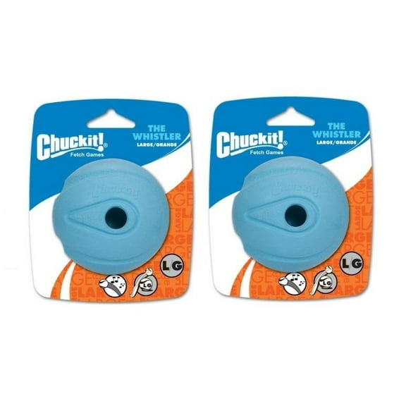 Chuckit! The Whistler Ball Ball Launcher Compatible Fetch Toy Dog & Large 2 Pack