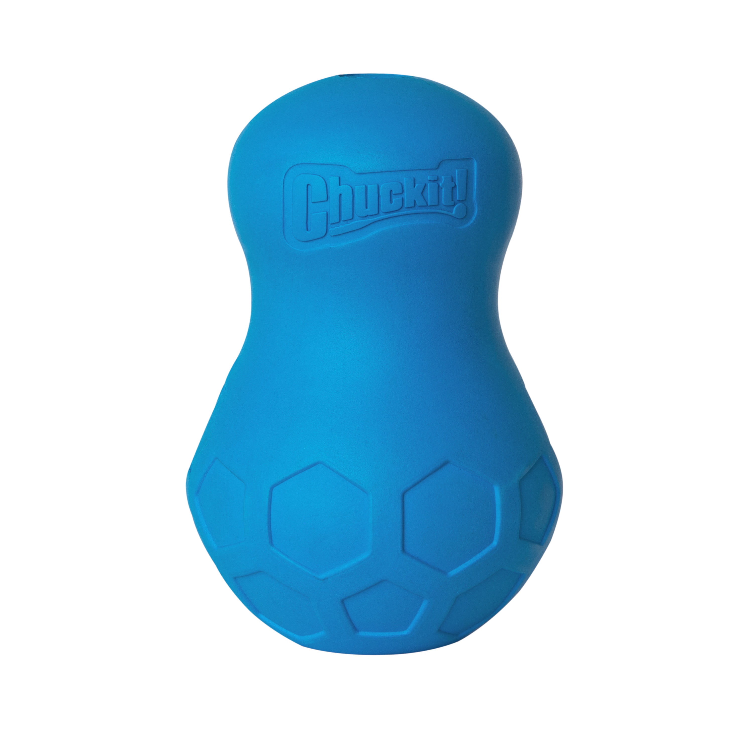 Chuckit! Tumble Teez Dog Treat Puzzle Toy, Large, Blue – Treat & Chew Puzzle Pod for Dogs 60–100 lb, Pack of 1