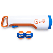 Chuckit! Ultra Cannon 16M Dog Ball Launcher Fetch Toy for Dogs, 16" Handle, Compatible with Medium 2.5" Balls Included, for Breeds 20 to 50 lb, Launcher with 2 Cannon Balls