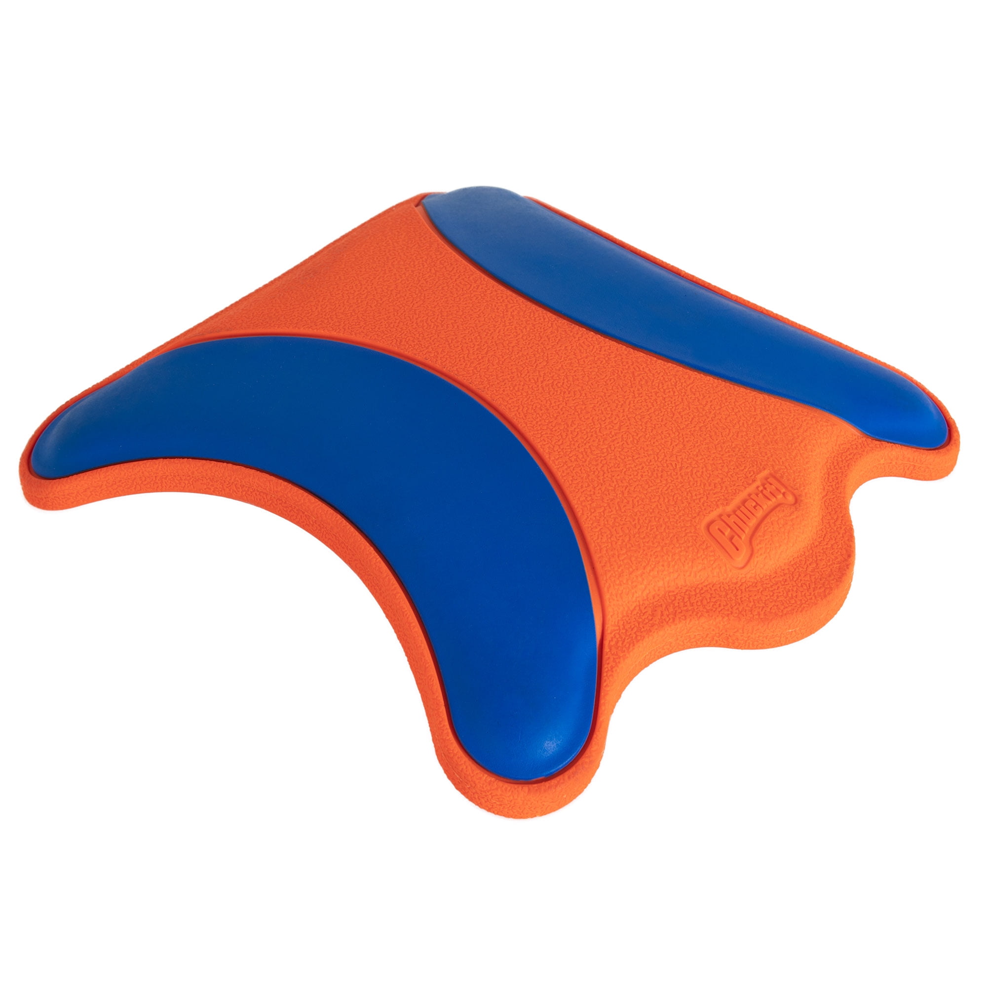 Chuckit! Ultra Flying Squirrel Dog Toy Outdoor Flight Disc Rubber Toy for Dogs, Medium to Large Breeds, Pack of 1, Orange and Blue