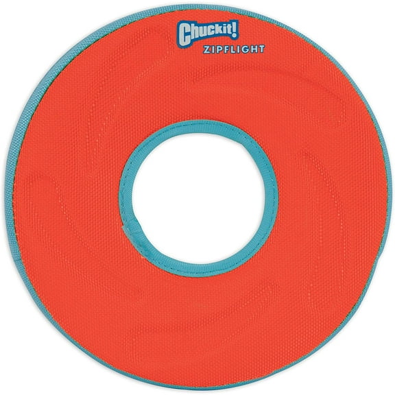 Chuckit! ZIP FLIGHT AMPHIBIOUS FLYING RING FLOATS Fetch Toy Medium - Pack of 4