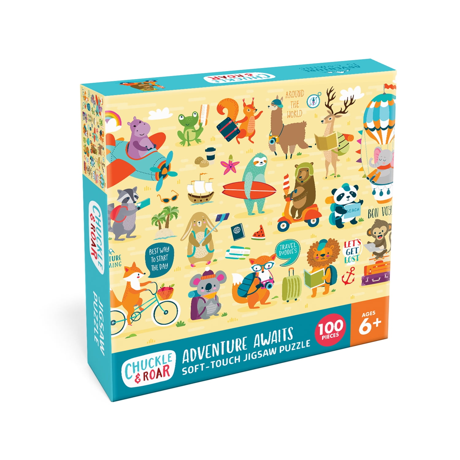 Chuckle & Roar Adventure Awaits Soft-touch Interlocking Jigsaw Puzzle ...