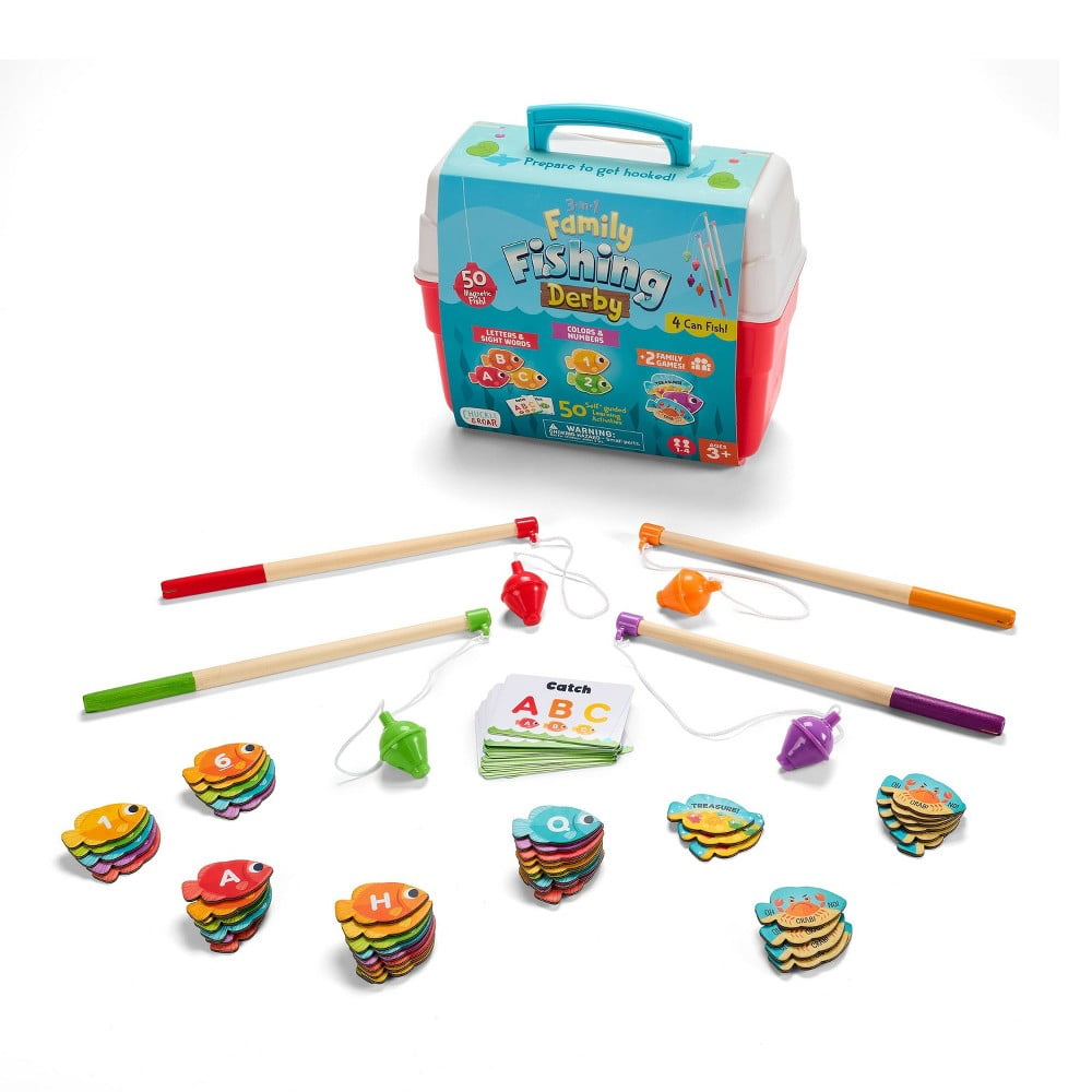Chuckle & Roar 3in1 Family Fishing Derby Game